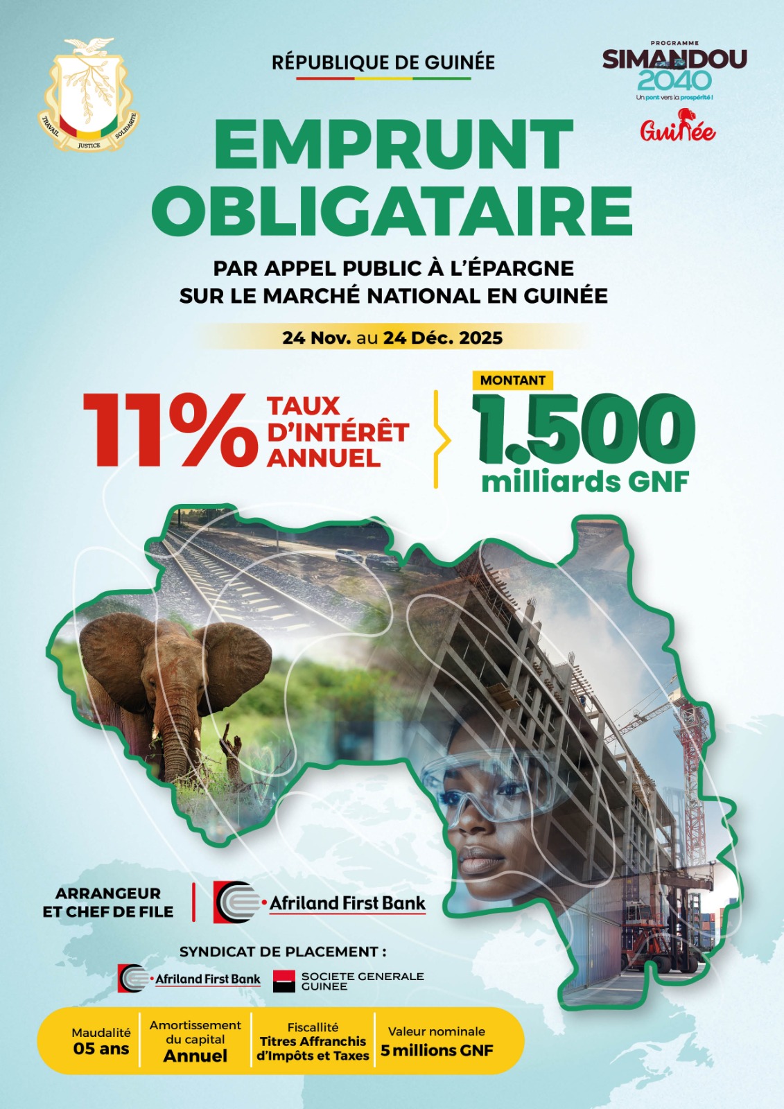 Emprunt obligataire Afriland First Bank